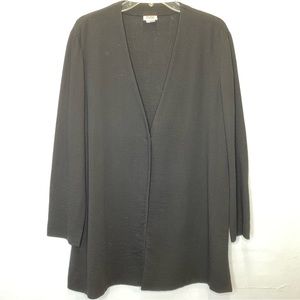 *** Eileen Fisher Wool Cardigan Italy *** L